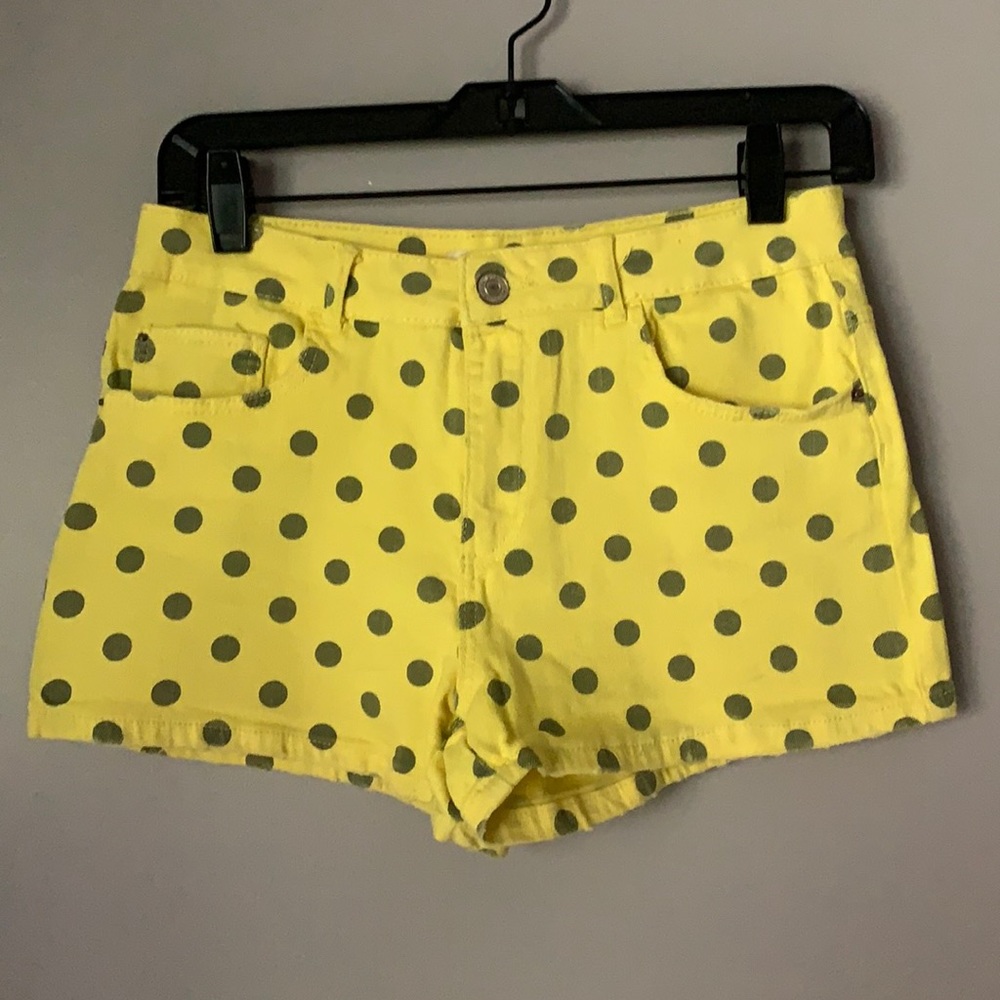 ZARA Kid’s Yellow Polka Dot Shorts